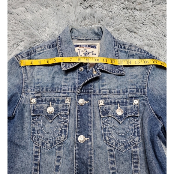 True Religion truckers denim jacket size M - Picture 6 of 9